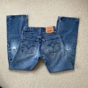Vintage Levi 501 jeans 24”W x 29”L fly button